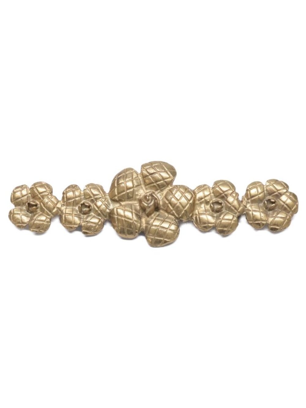 Chanel Quilted Camellia Motif Brooch